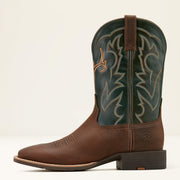 BROWN OILED ROWDY|TACK GREEN