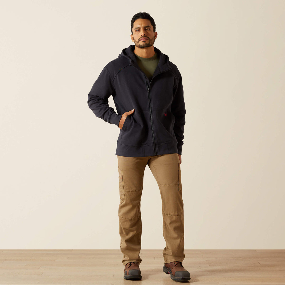 FR DuraStretch Heavyweight Fleece Full Zip Hoodie - US 9291