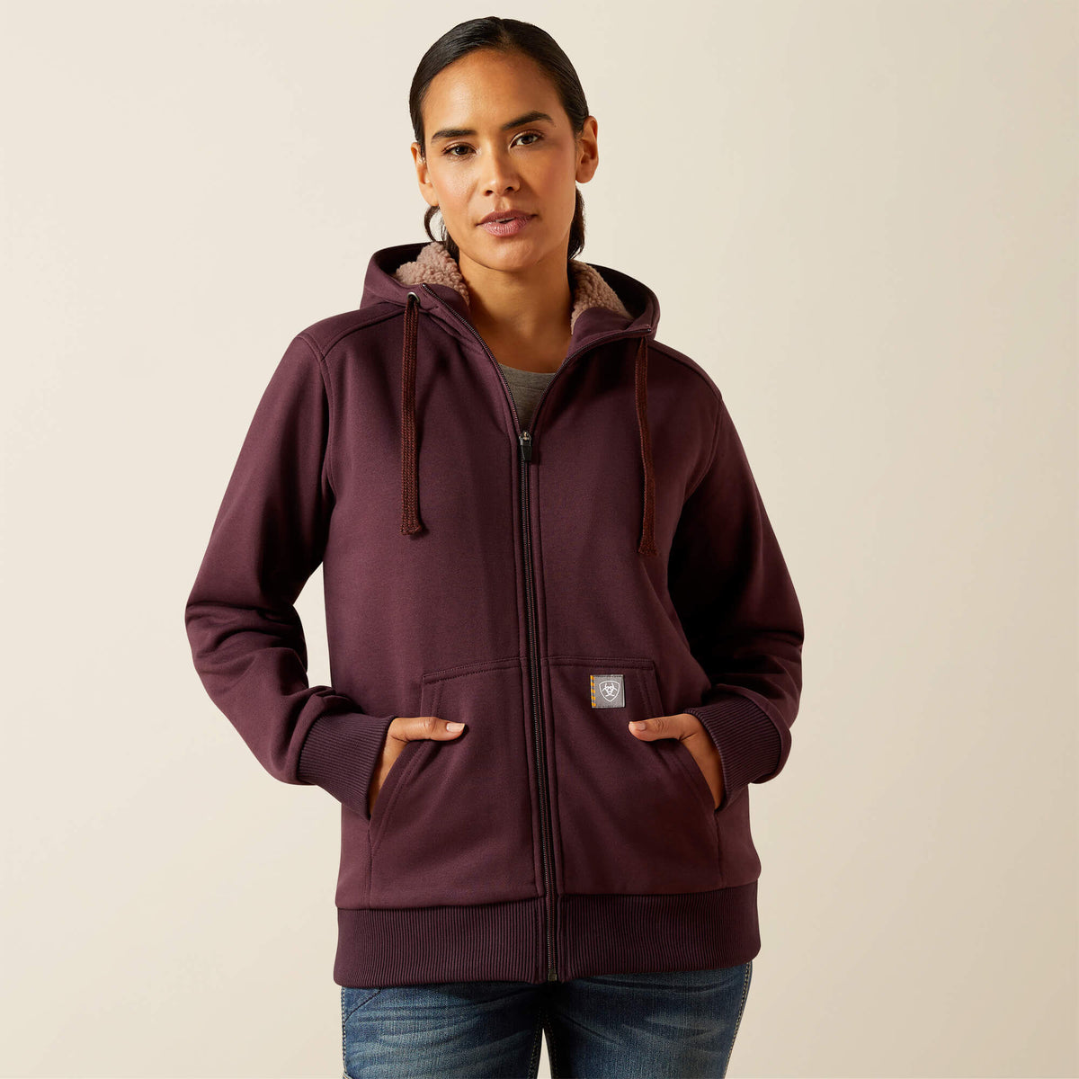 Rebar All-Weather Sherpa Full Zip Hoodie - US 1351