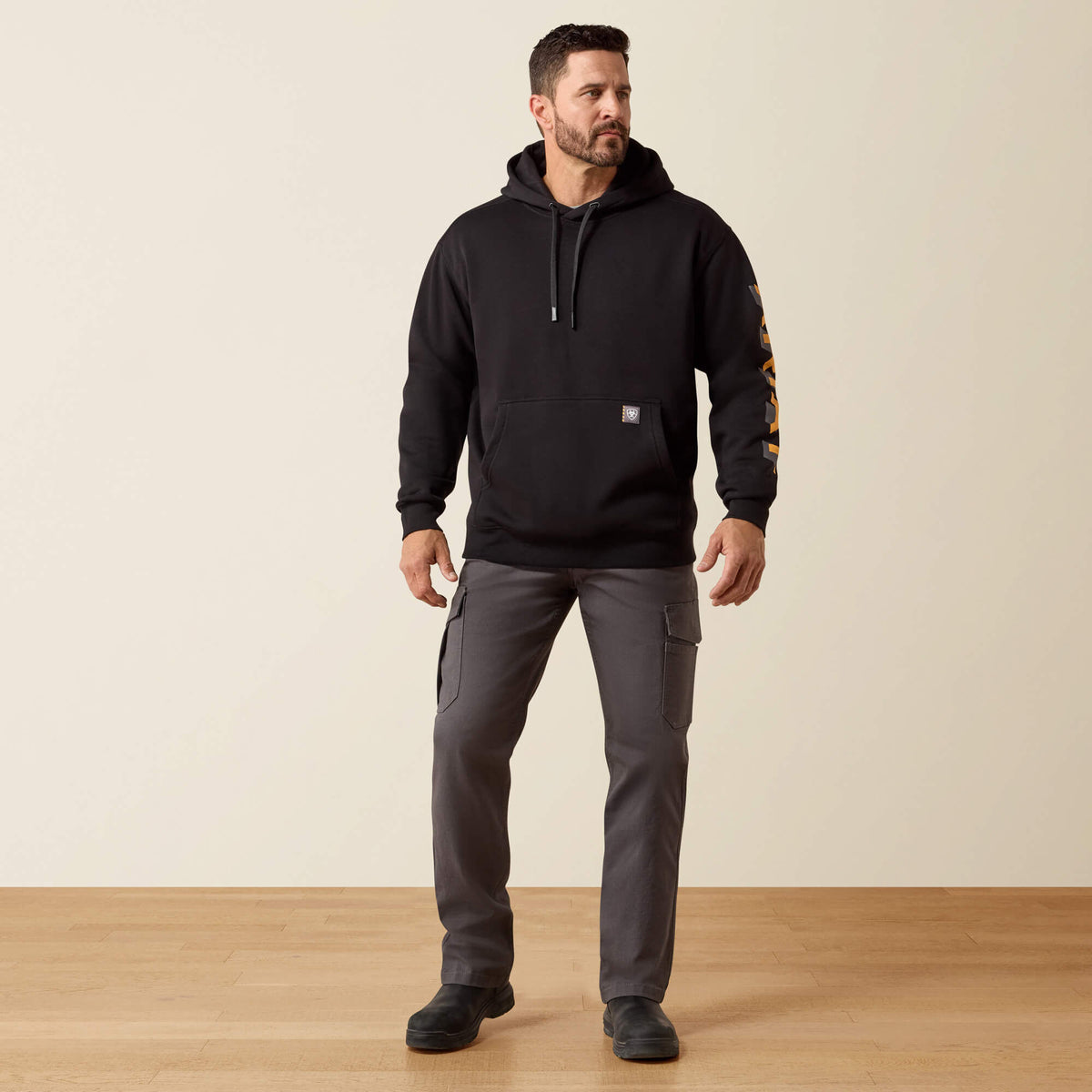 Rebar Lightweight Logo Hoodie - US 1703