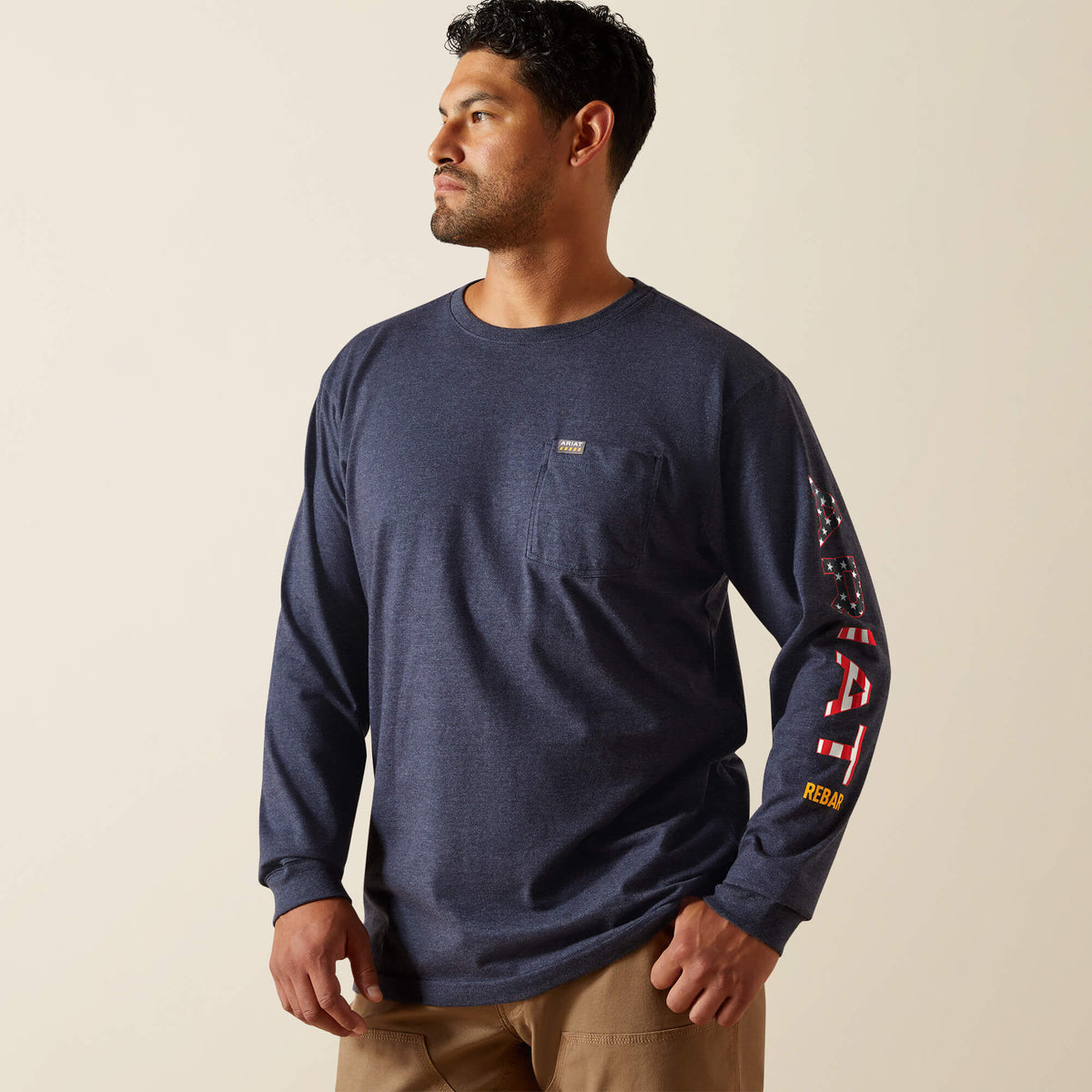 Rebar Cotton Strong Standard Logo Pocket T-Shirt - US 5809