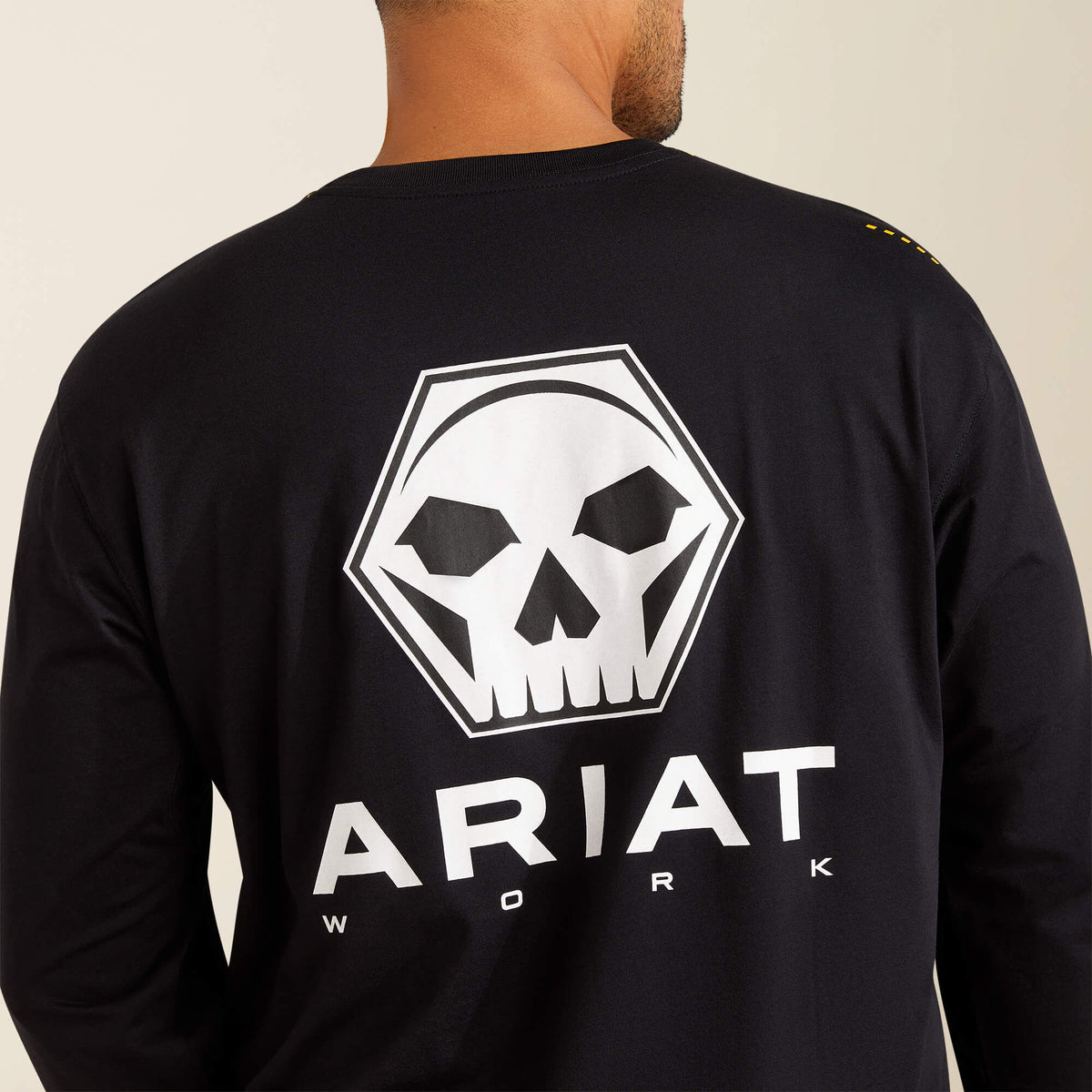 Rebar Workman Bolt Skull T-Shirt - US 4957