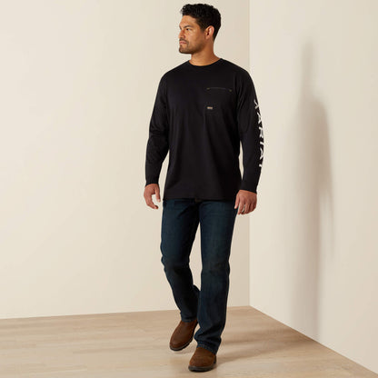 Rebar Workman Bolt Skull T-Shirt - US 4957