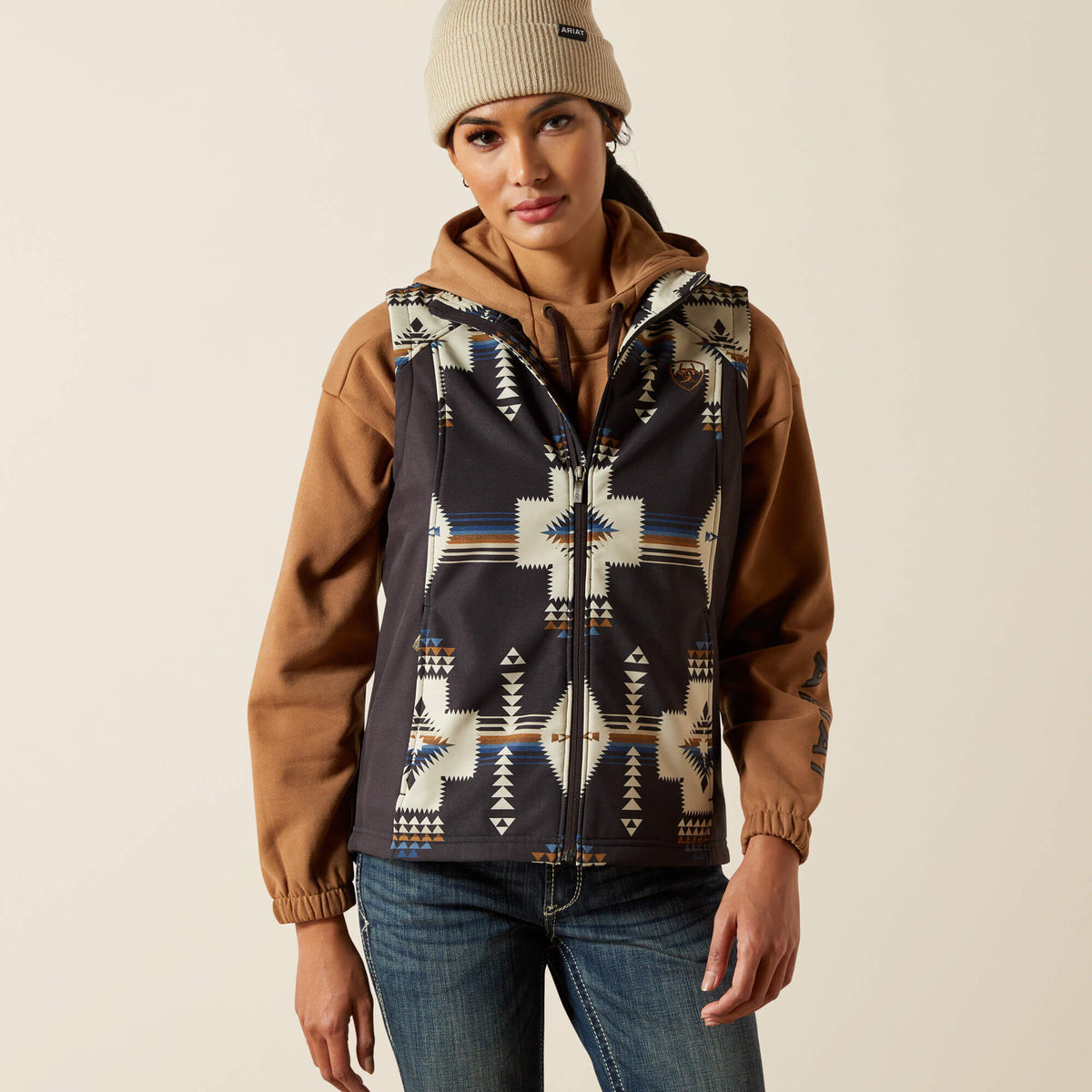 Ariat Logo Softshell Print Vest - US 6449