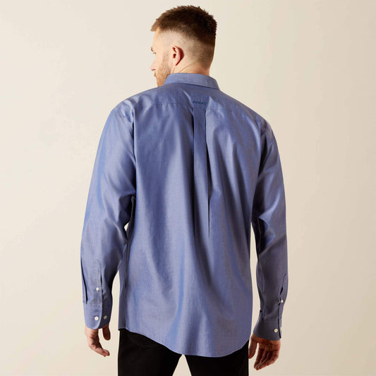 Wrinkle Free Solid Pinpoint Oxford Classic Fit Shirt - US 1296