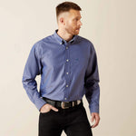 Wrinkle Free Solid Pinpoint Oxford Classic Fit Shirt - US 1296