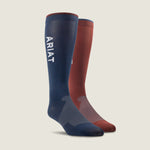 AriatTEK Essential Performance Sock 2 Pair Multi Color Pack - US 6372