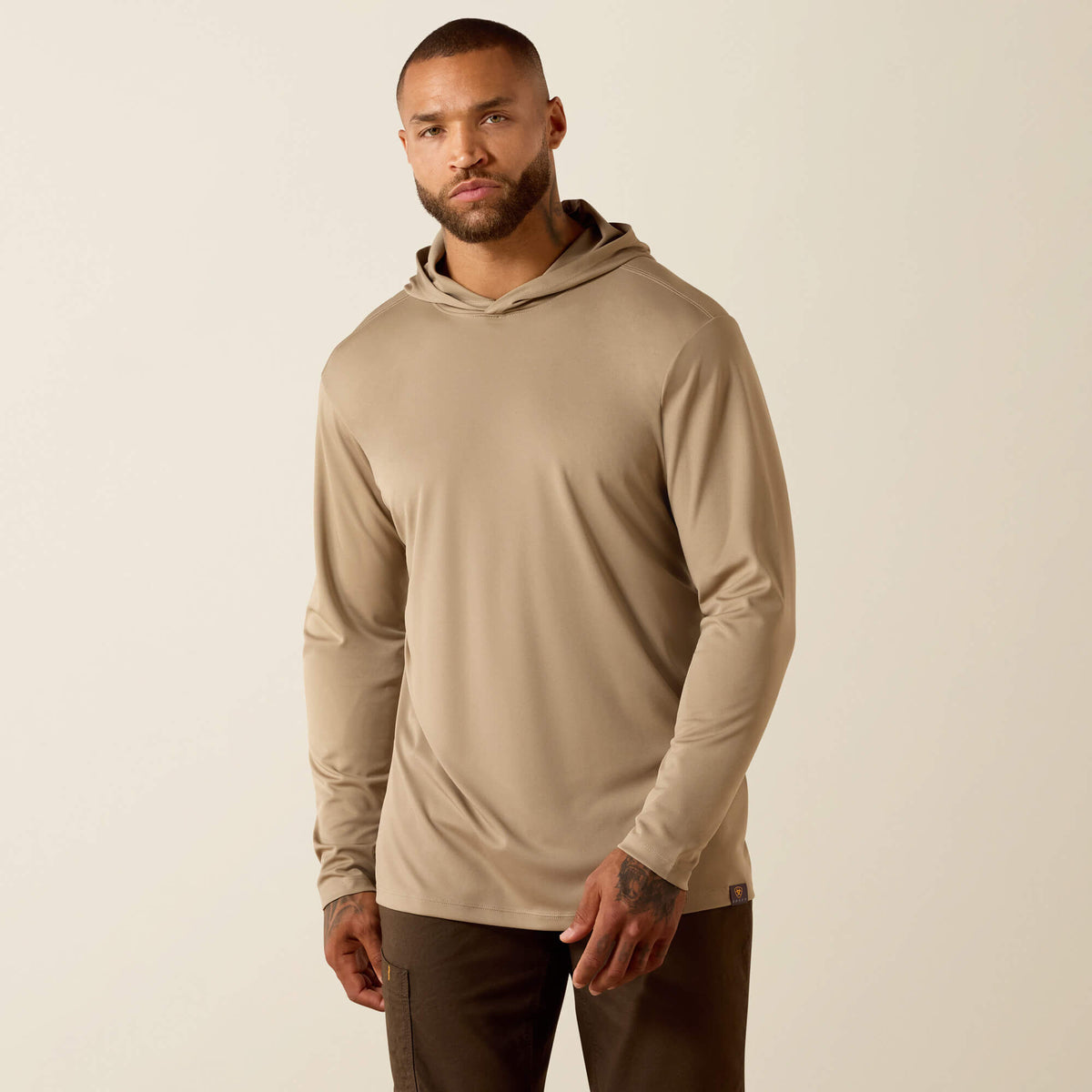 Rebar Sunblocker Outdoor Hooded Classic Fit Long Sleeve T-Shirt - US 5897