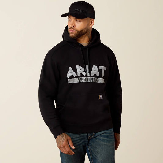 Rebar Lightweight Duct Logo Hoodie - US 0994