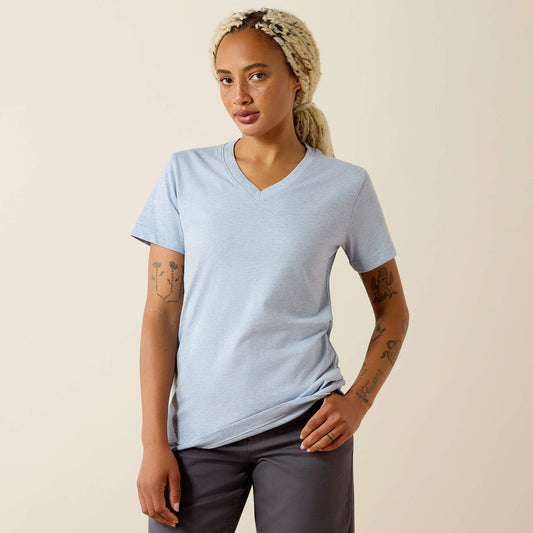 Rebar Cotton Strong Standard V-Neck T-Shirt - US 9947