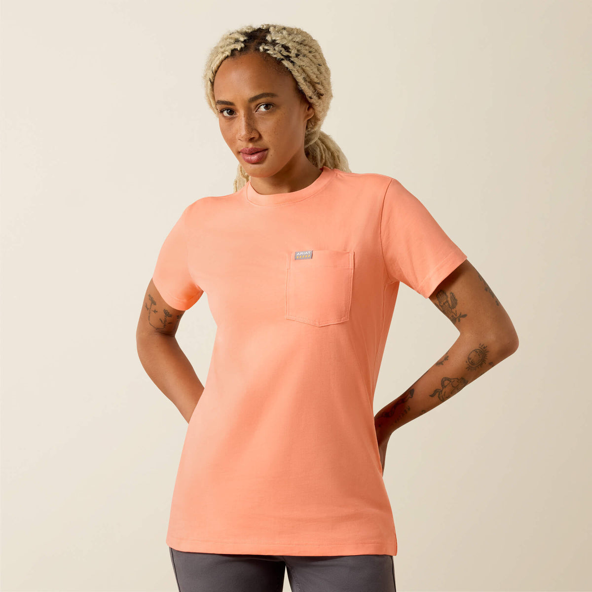 Rebar Cotton Strong Anvil Logo T-Shirt - US 8085