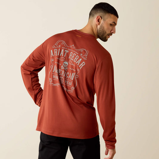 Rebar Heat Fighter Label Long Sleeve T-Shirt - US 4662