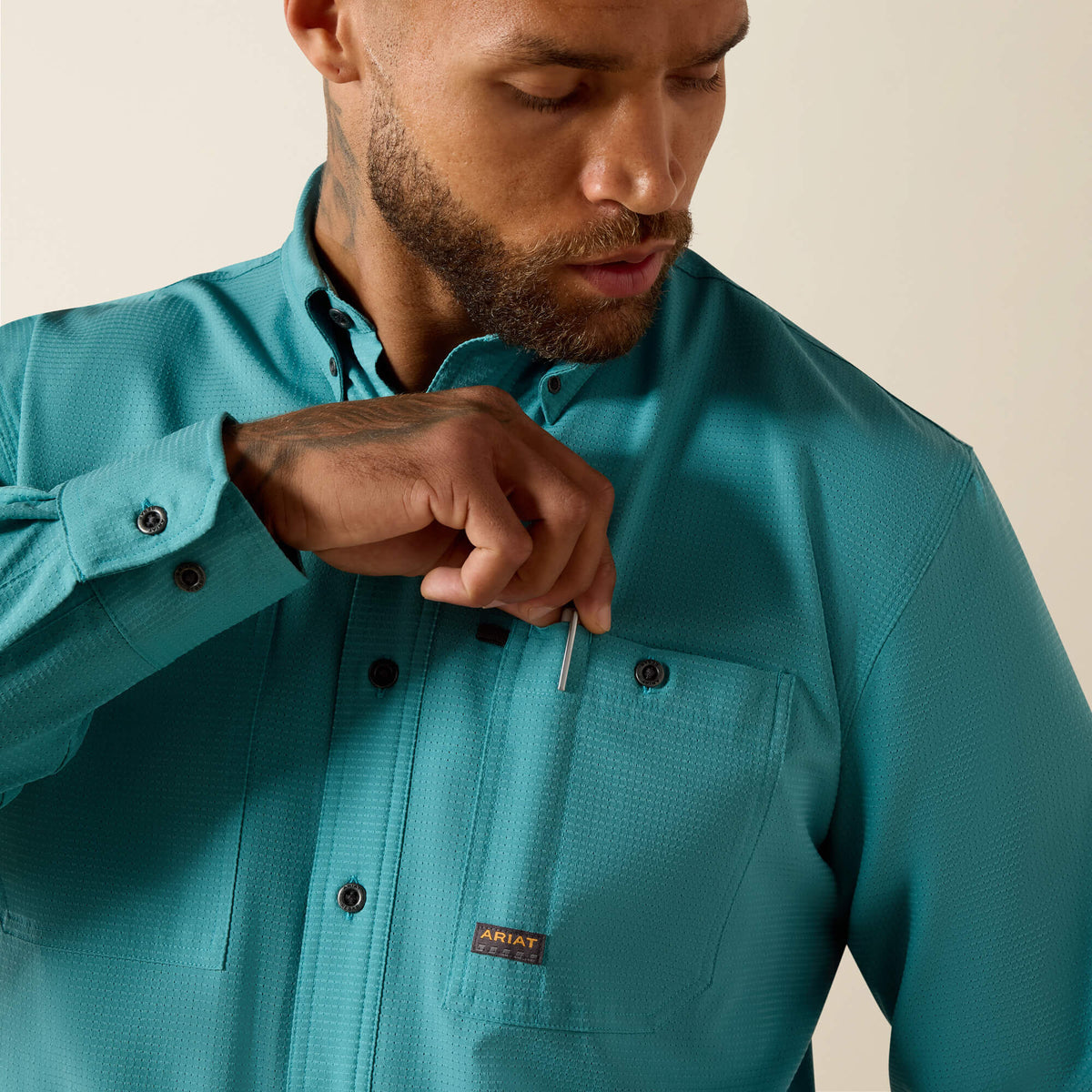 Rebar Made Tough 360 Airflow Work Shirt - US 7958