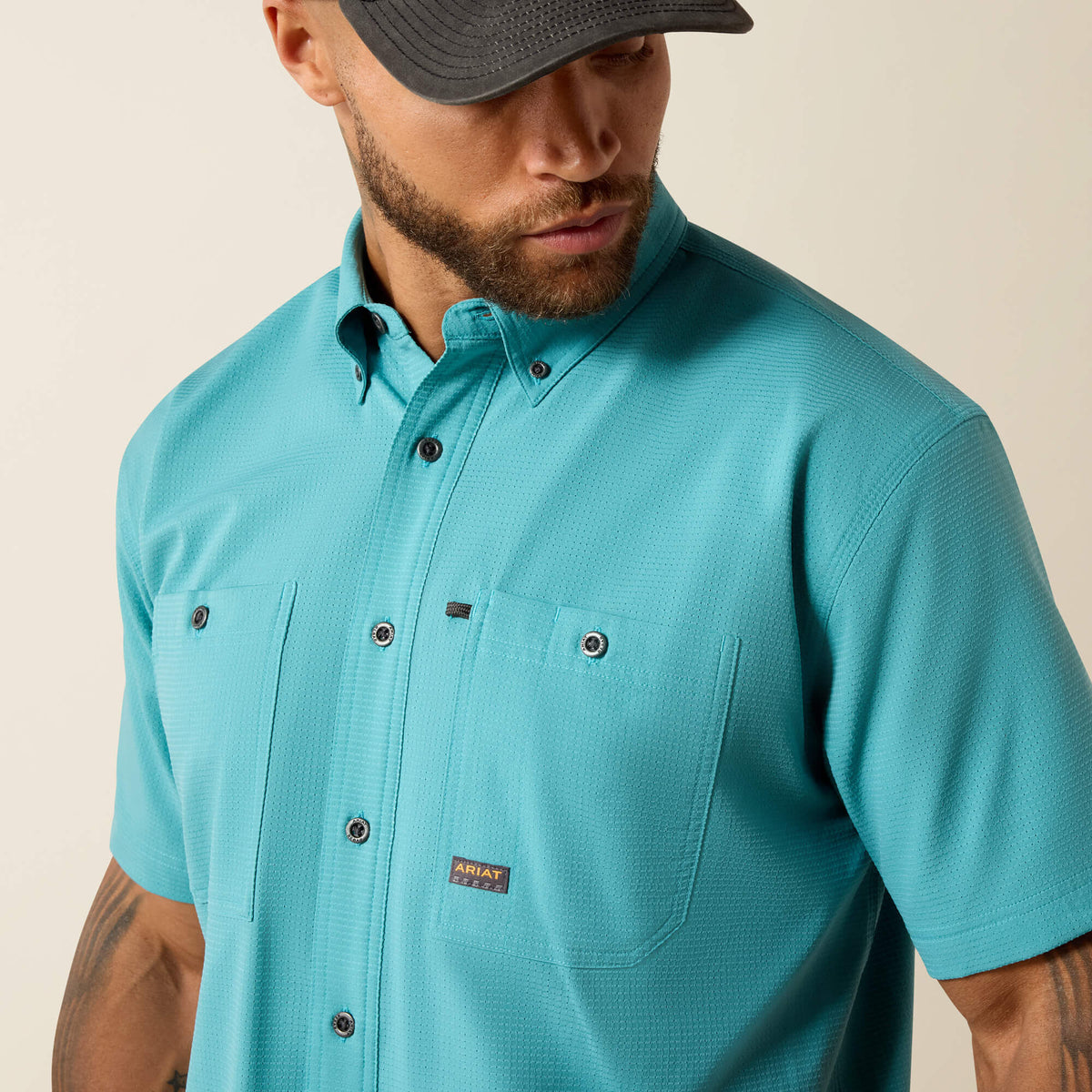 Rebar Made Tough 360 Airflow Work Shirt - US 7945