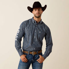 BLUE STEERHEAD PRINT|WHITE