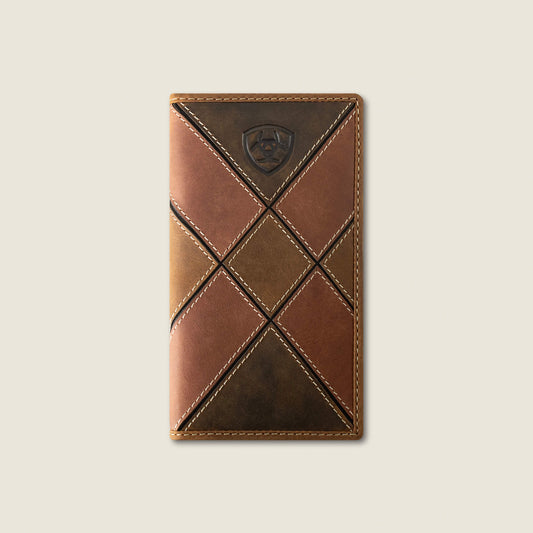 Patchwork Embroidered Logo Rodeo Wallet - US 7598