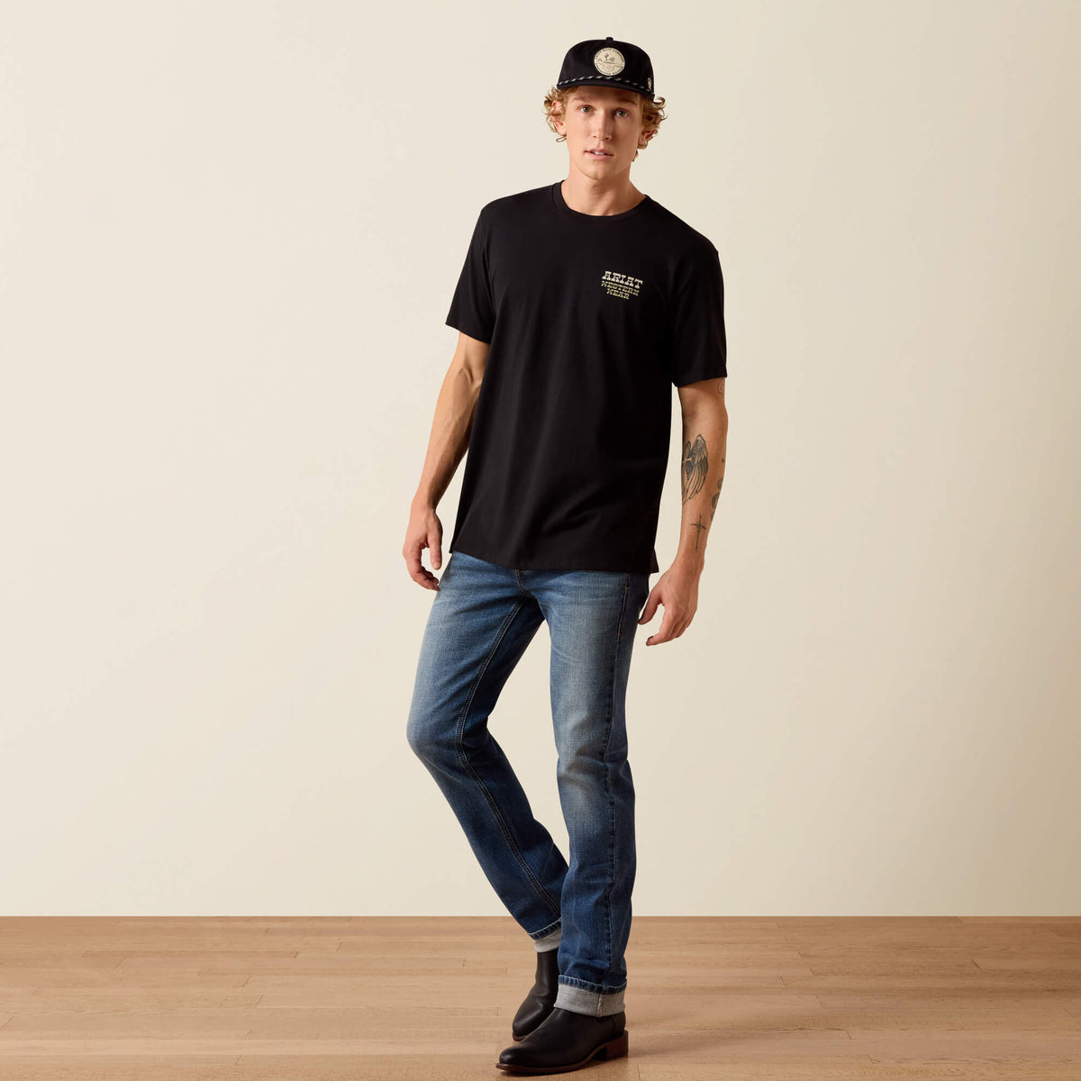 Ariat Country and Western Lockup Classic Fit T-Shirt - US 2582