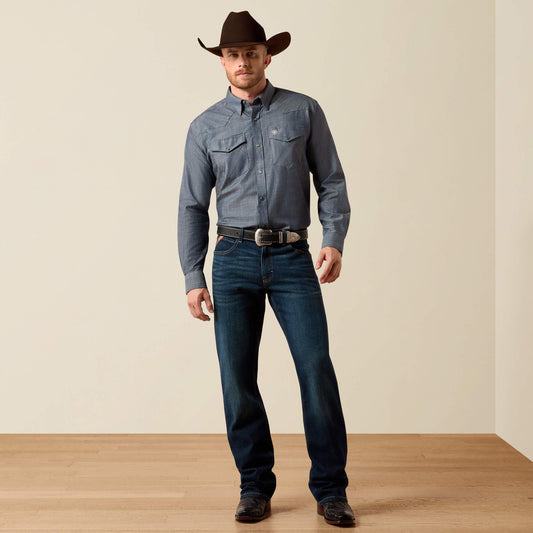 Wrinkle Free Refined Slub Classic Fit Shirt - US 3573