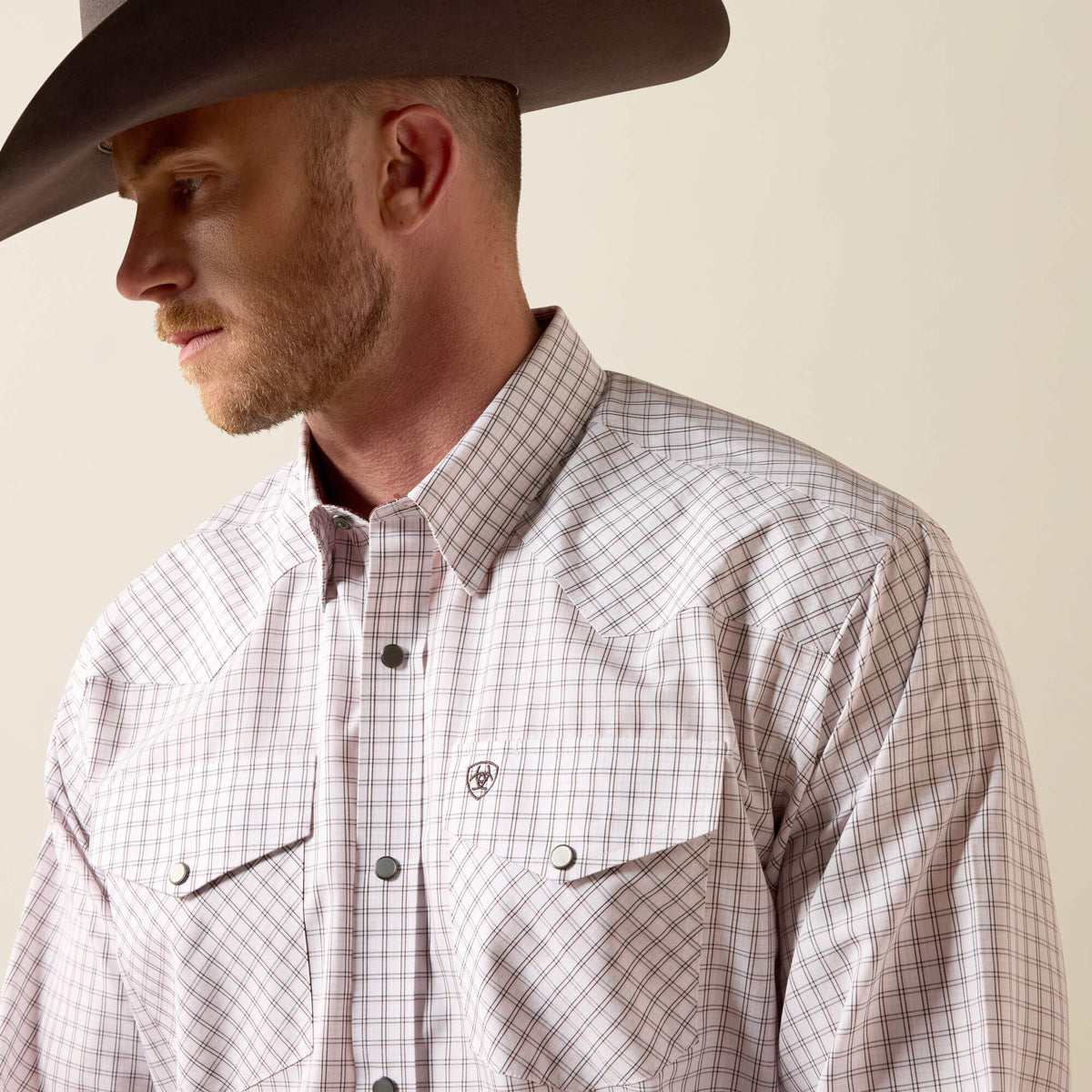 Wrinkle Free Draco Classic Fit Snap Shirt - US 4796