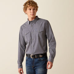 NAVY GEO PRINT