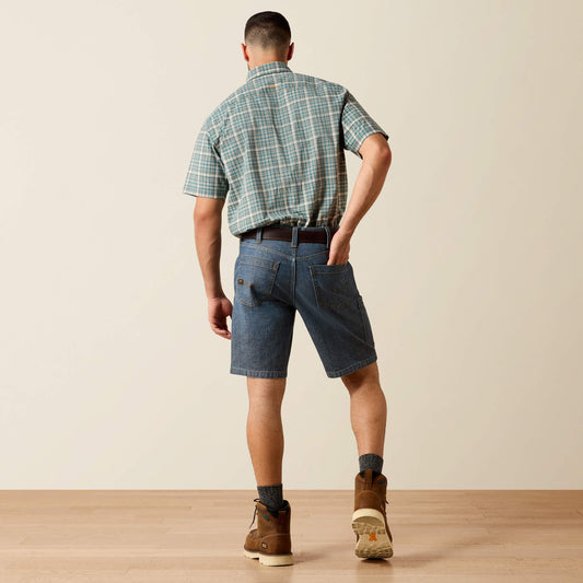 Rebar M4 Relaxed Denim 10" DuraStretch Shorts - US 7975