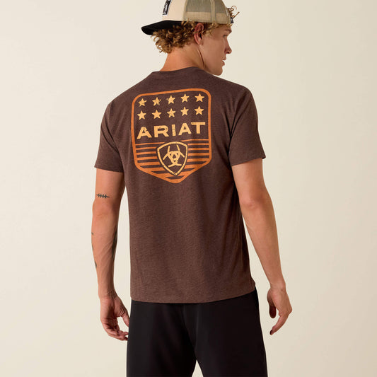 Ariat Stripe Patriotic Badge T-Shirt - US 5512