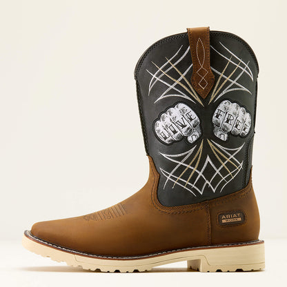 Activator Live Free Wide Square Toe Work Boot - US 6583