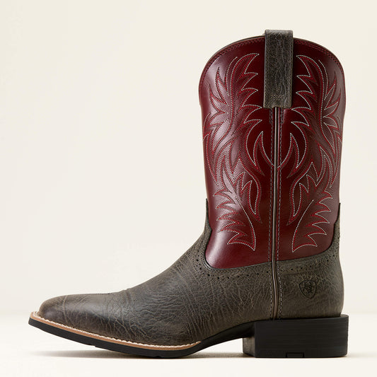 Sport Western Wide Square Toe Cowboy Boot - US 0066