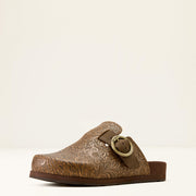 BROWN FLORAL EMBOSS