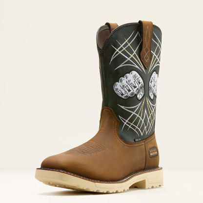 Activator Live Free Wide Square Toe Steel Toe Work Boot - US 1021