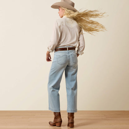 Perfect Rise Clare Wide Leg Crop Jeans - US 1426