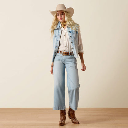Perfect Rise Clare Wide Leg Crop Jeans - US 1426