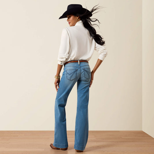 Mid Rise Sherry Trouser Jeans - US 6586