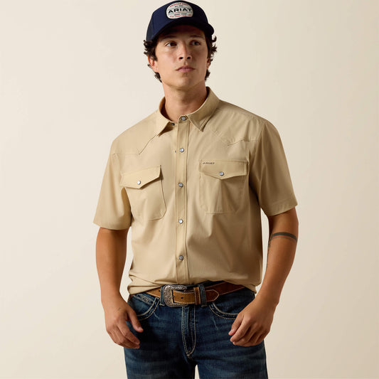 FrontierTough VentTEK Western Fitted Snap Shirt - US 6672