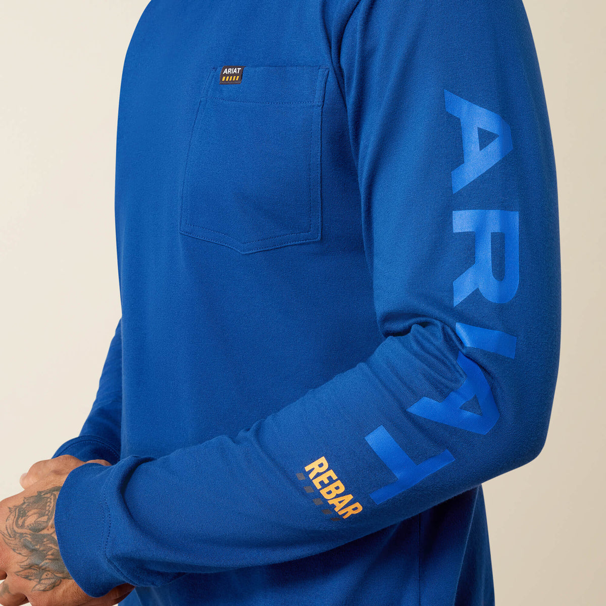 Rebar Cotton Strong Standard Logo Pocket T-Shirt - US 1832