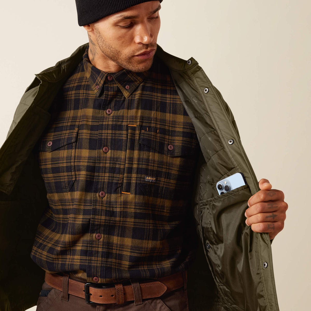 Rebar Cordura Ripstop Lightweight Insulated Shirt Jacket - US 1897