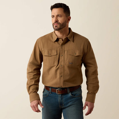 Rebar Flannel Twill Snap Work Shirt - US 2995