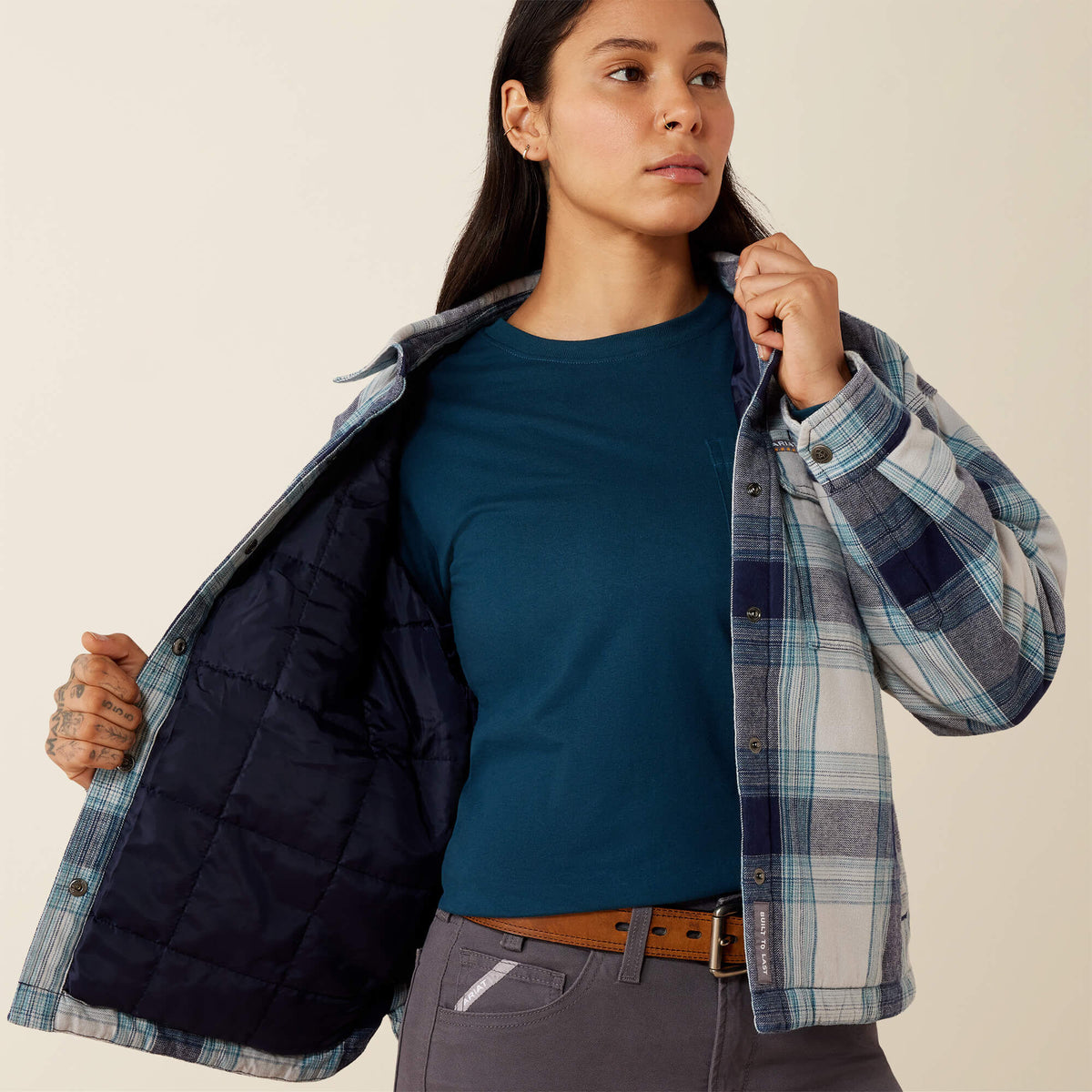 Rebar Flannel Insulated Shirt Jacket - US 4813