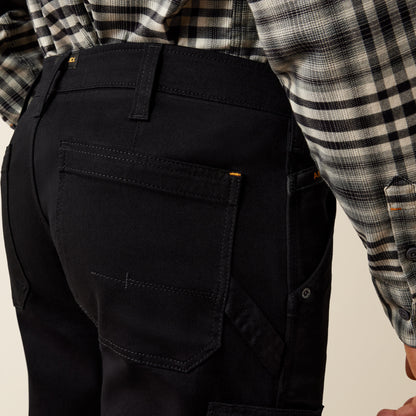 Rebar M4 Relaxed DuraStretch Washed Twill Dungaree Boot Cut Pant - US 1917