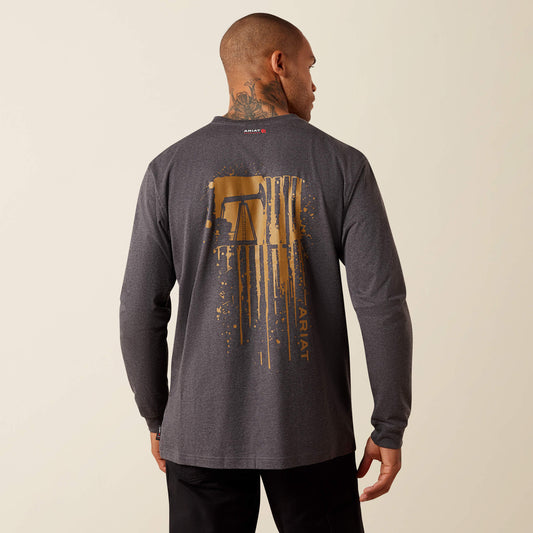 FR Air Rig Life Flag Long Sleeve T-Shirt - US 8021