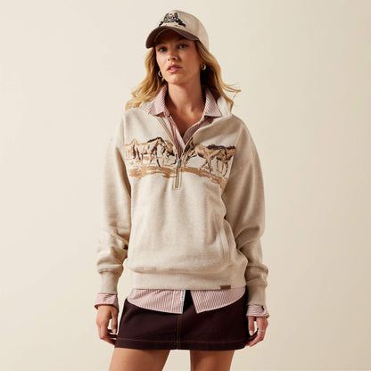 Running Wild 1/2 Zip Sweatshirt - US 7457