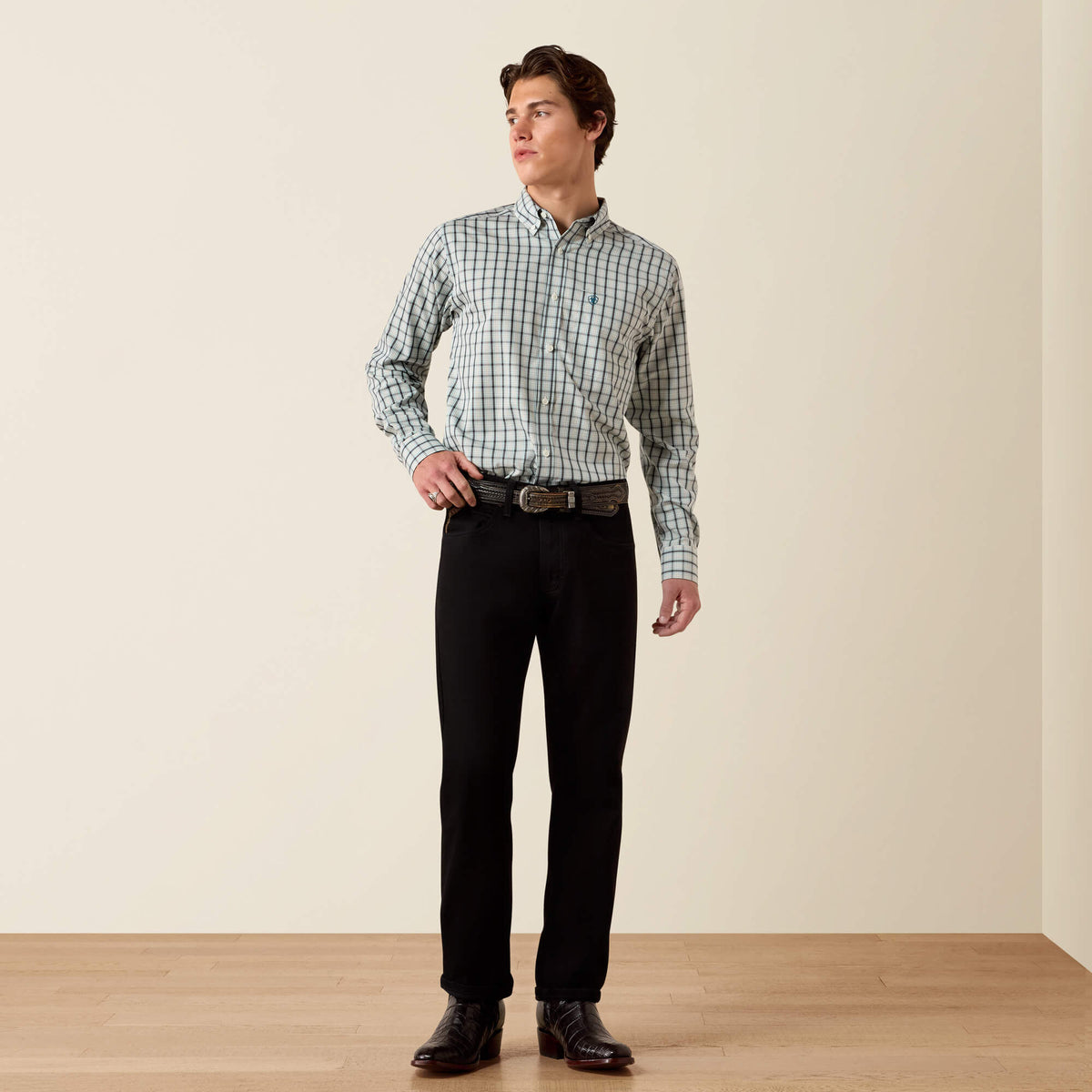 Wrinkle Free Bern Fitted Shirt - US 8236