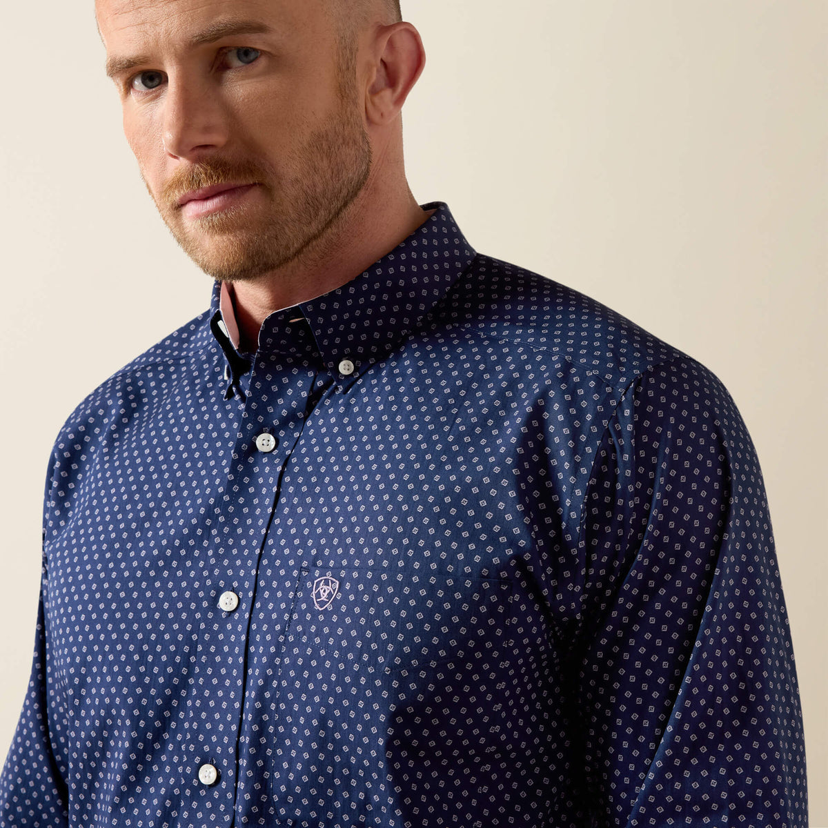 Wrinkle Free Wes Classic Fit Shirt - US 7978