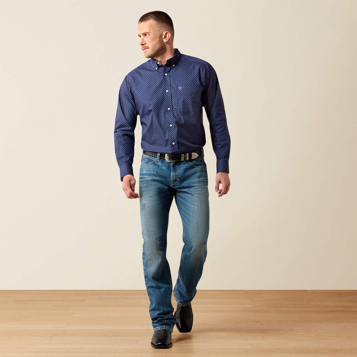 Wrinkle Free Wes Classic Fit Shirt - US 7978