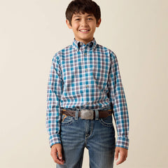 LYONS BLUE SMALL PLAID