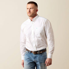 WHITE GEO PRINT