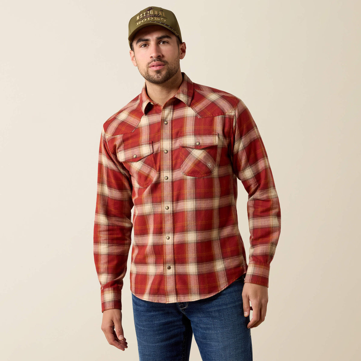 Retro Hatford Fitted Snap Shirt - US 0231