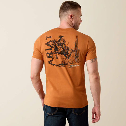 Ariat Tobacco Tough T-Shirt - US 4550