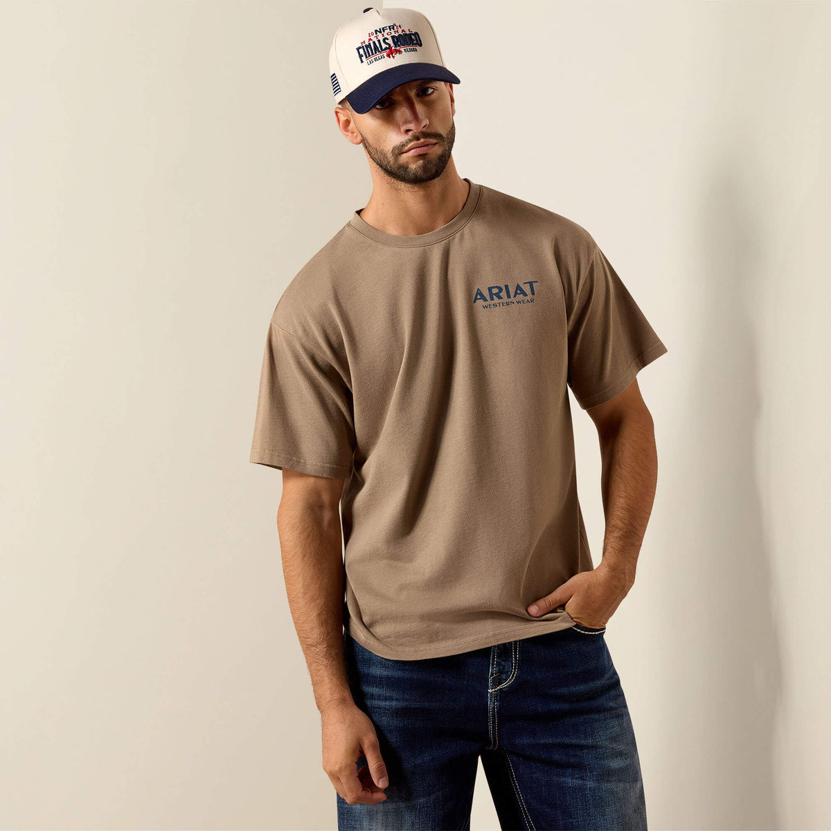 Ariat Real Cowboy ToughStock Boxy T-Shirt - US 3045