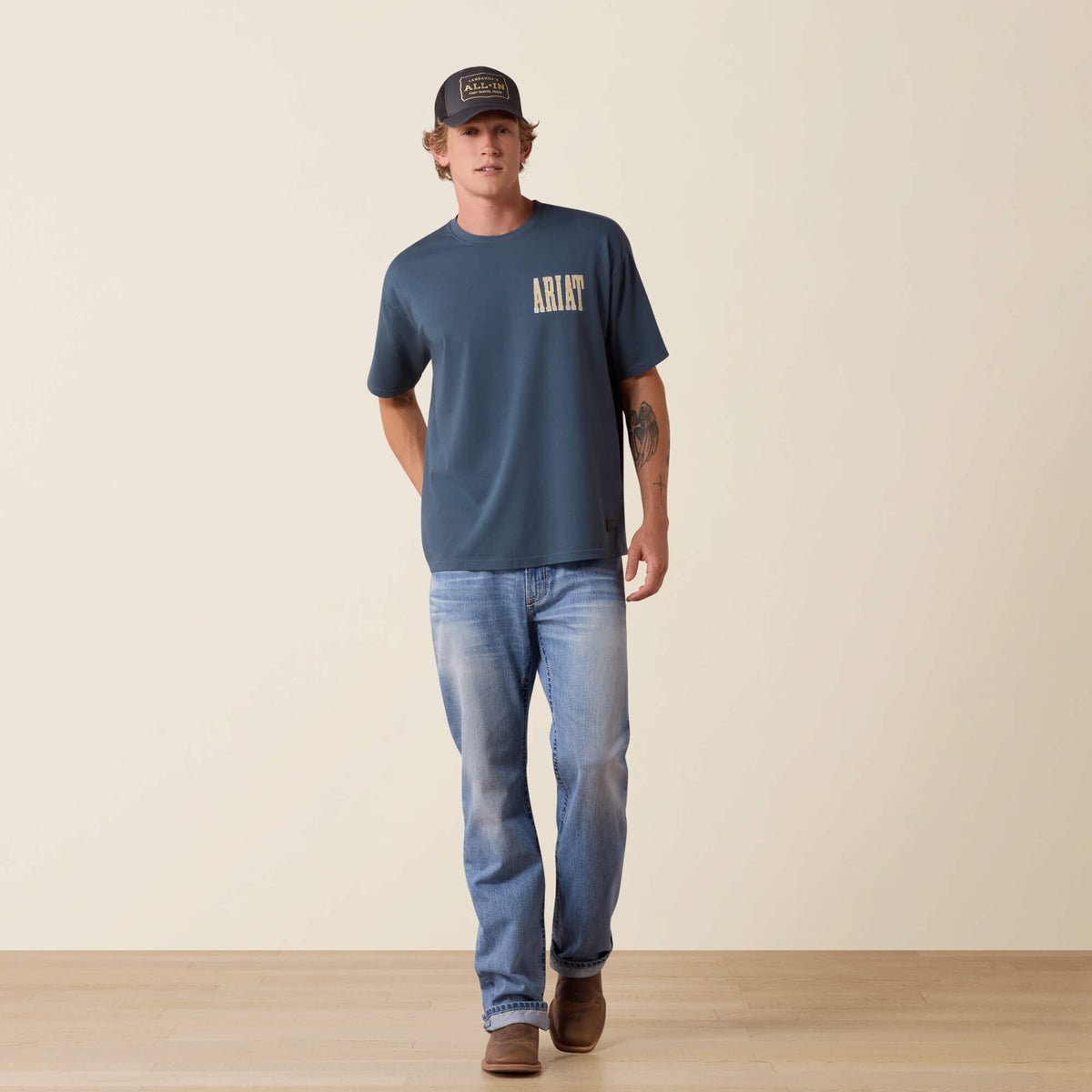 Ariat Apex Freedom Eagle ToughStock Boxy T-Shirt - US 3134